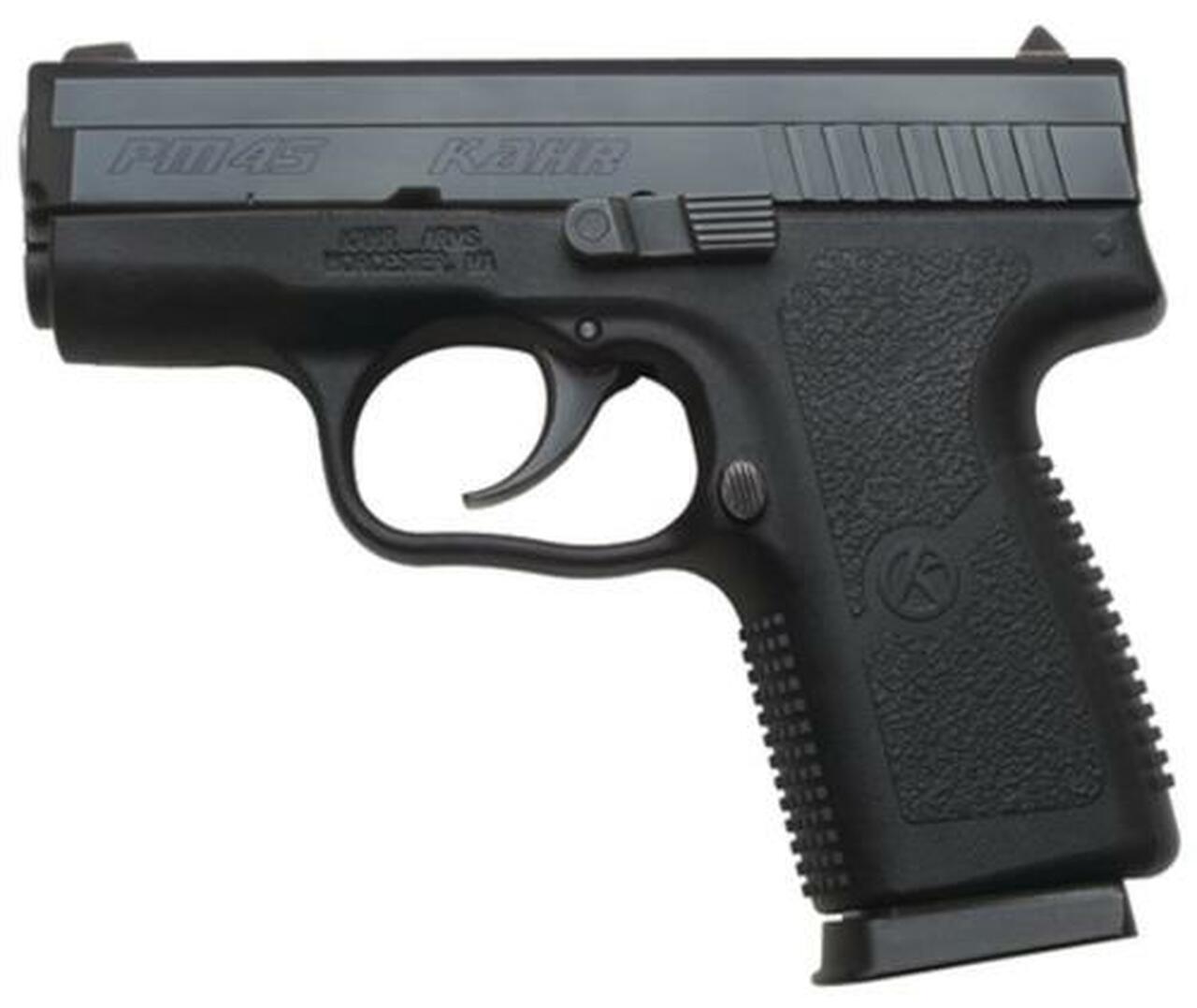 Kahr Arms PM45 45 ACP Double 3.20" 5+1 Black Polymer Grip/Frame Black Stainless Steel Slide