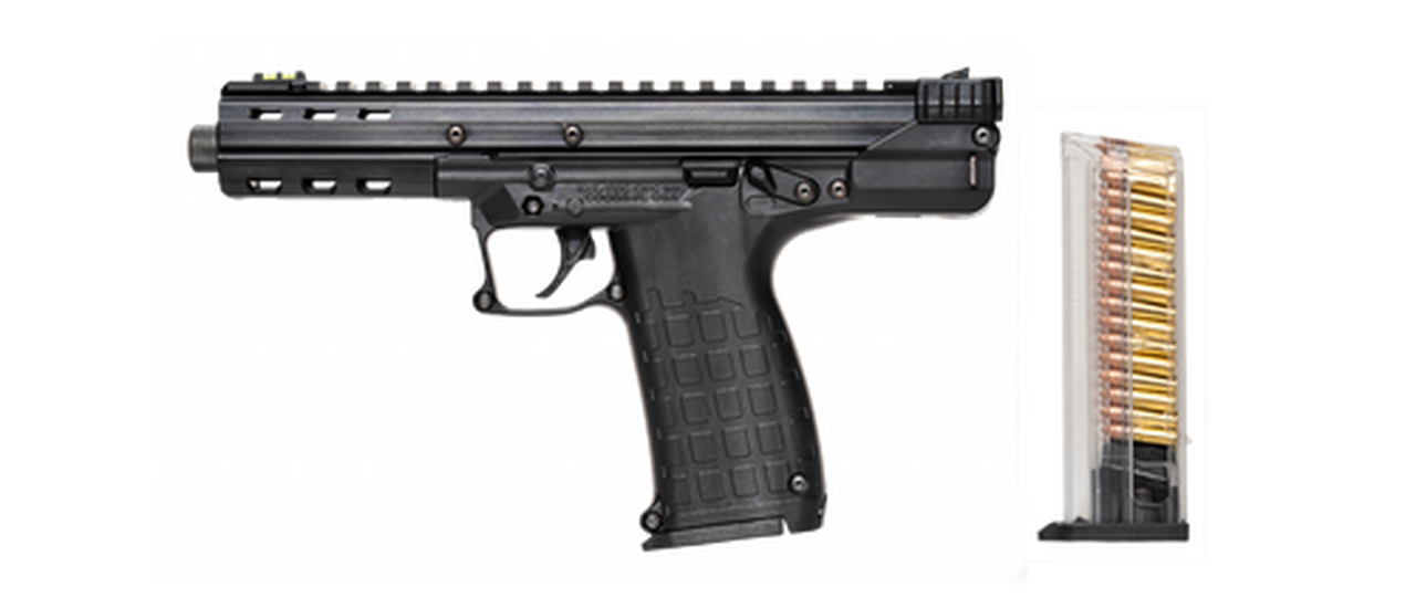 Kel-Tec CP33 Pistol 22 LR, 5.5" Threaded Barrel, Fiber Optic Sights, 33rd Mag Kel-Tec