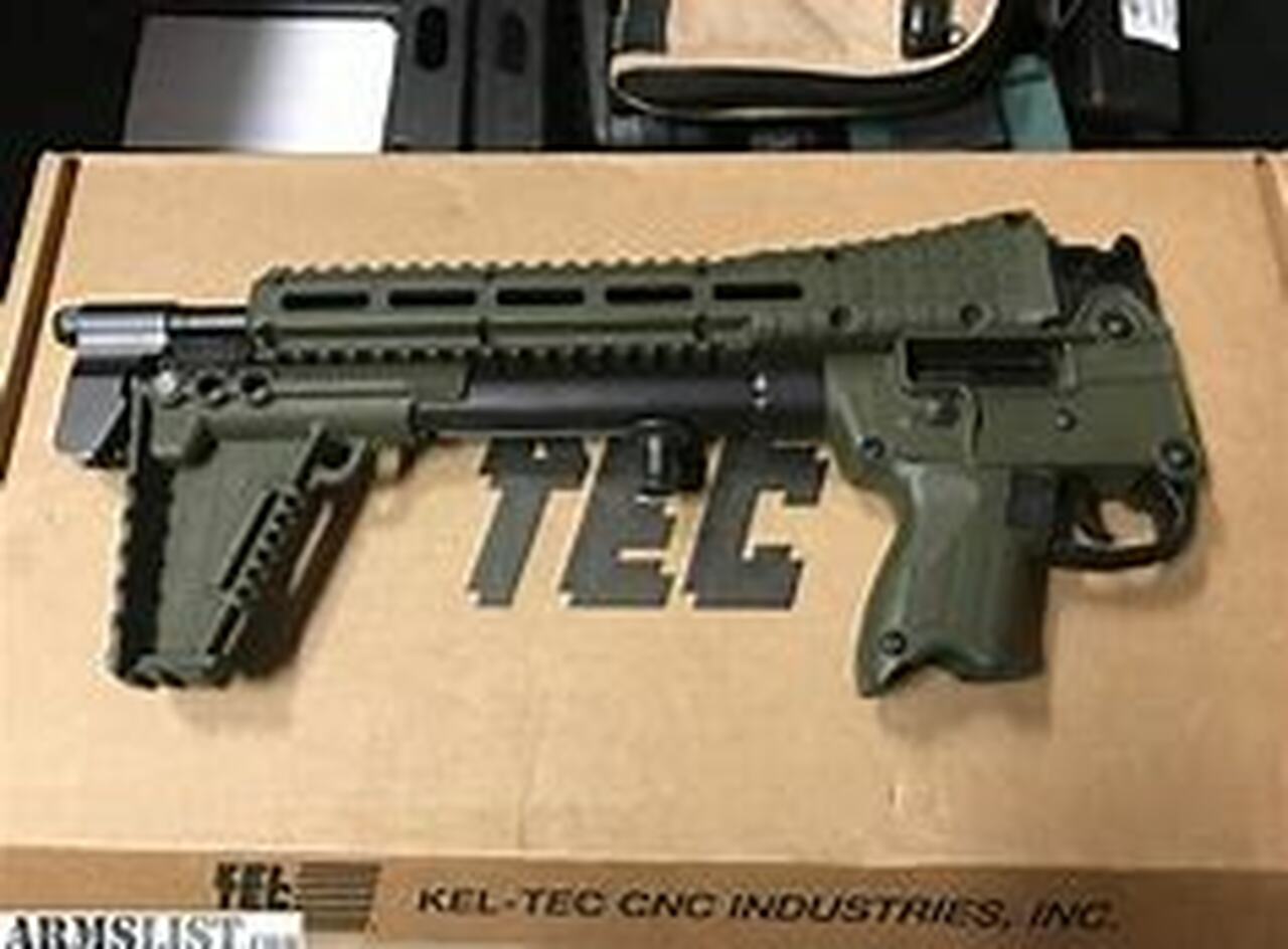Kel-Tec Sub 2000 .40SW 16" Barrel Glock 23 Magazine Grip Green Stock 1- 10rd Mag