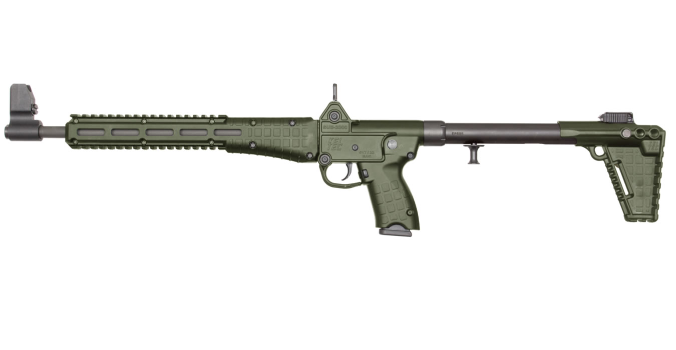 Keltec Sub-2000 9mm Gen2 OD Green Carbine (Glock 17 Config)