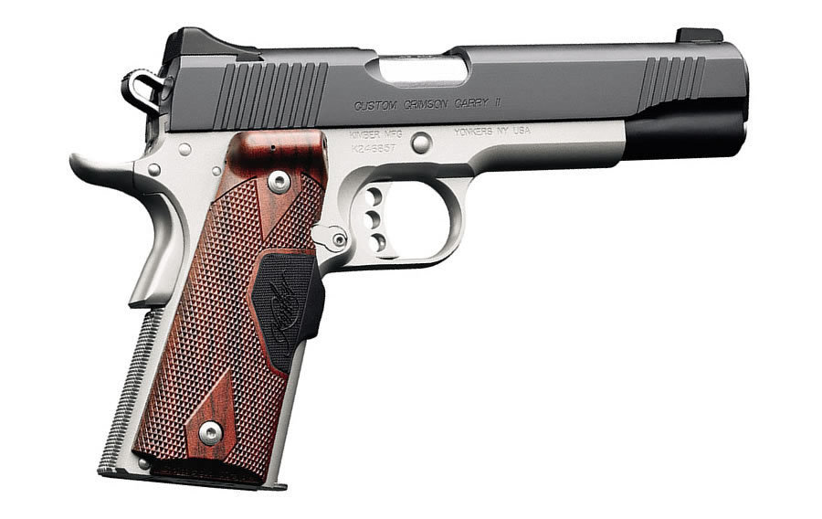 Kimber Custom Crimson Carry II 45 ACP 1911 Pistol with Green Crimson Trace Lasergrip