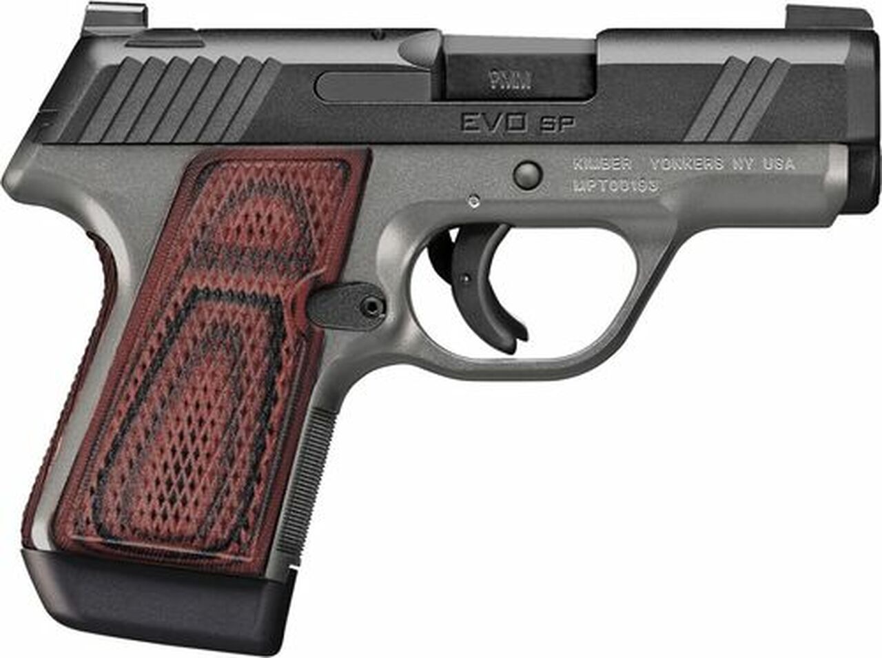 Kimber EVO SP CDP 9mm, 3" Barrel, Tritium Night Sights, Striker Fired, Red/Black G10 Grips, 7rd Mag