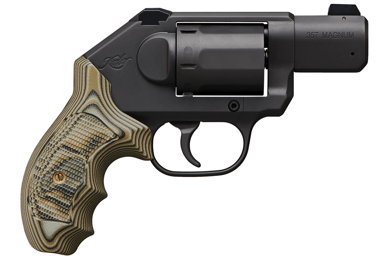 Kimber K6S TLE (2-Inch) 357 Magnum Revolver with Green G10 Grips and Night Sights