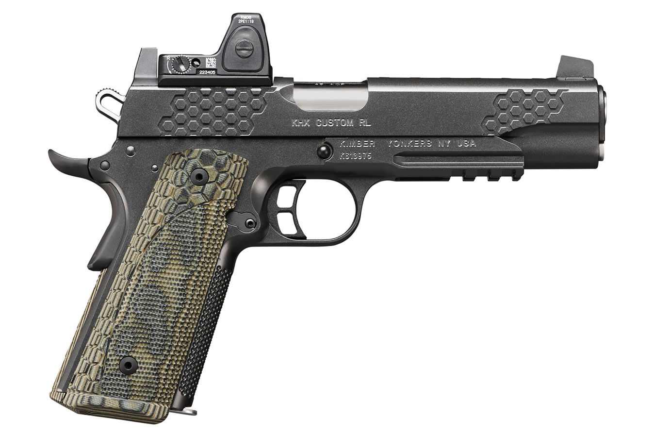 Kimber KHX Custom/RL (OI) 45 ACP Pistol with Trijicon RMR06 Type 2 Optic