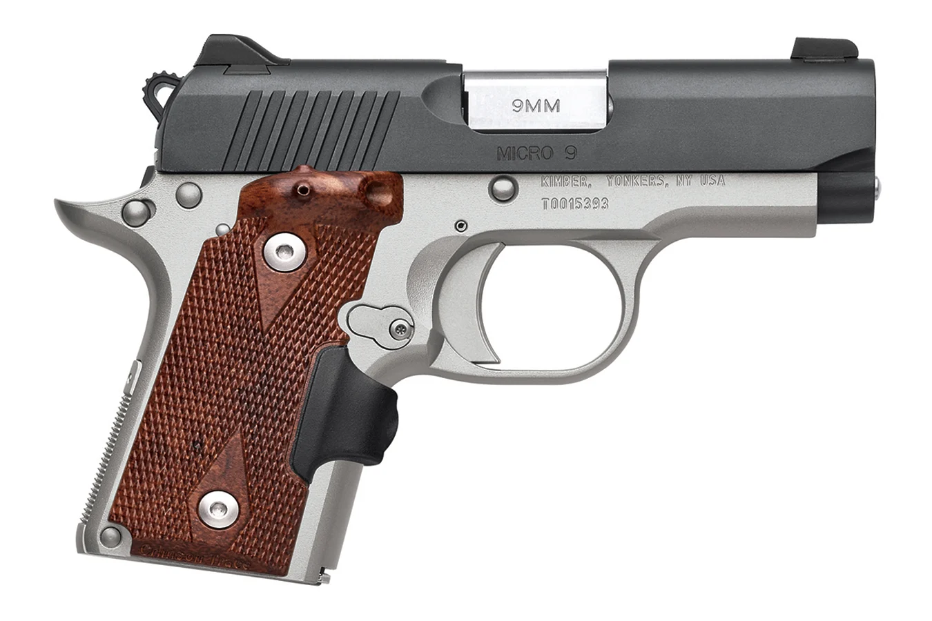 Kimber Micro 9 9mm Two-Tone Pistol with Crimson Trace Lasergrips