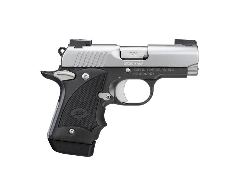 Kimber Micro 9 Rapide Black Ice 9mm, Day/Night Sights, Two-Tone, 7rd Kimber