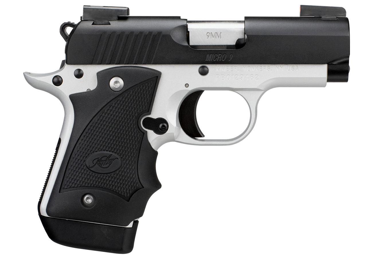 Kimber Micro 9 Two-Tone (DN) 9mm Carry Conceal Pistol with Truglo TFX Pro Day/Night Sights