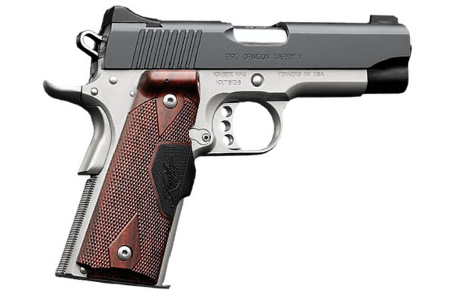 Kimber Pro Crimson Carry II 45 ACP 1911 Pistol with Green Crimson Trace Lasergrip