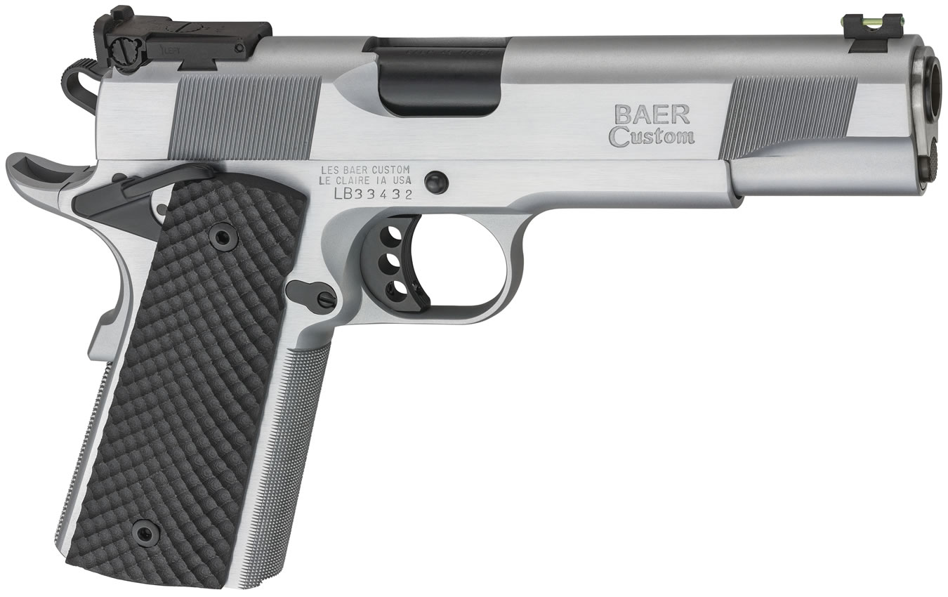 Les Baer 1911 Hemi 572 .45 ACP with Chrome Finish