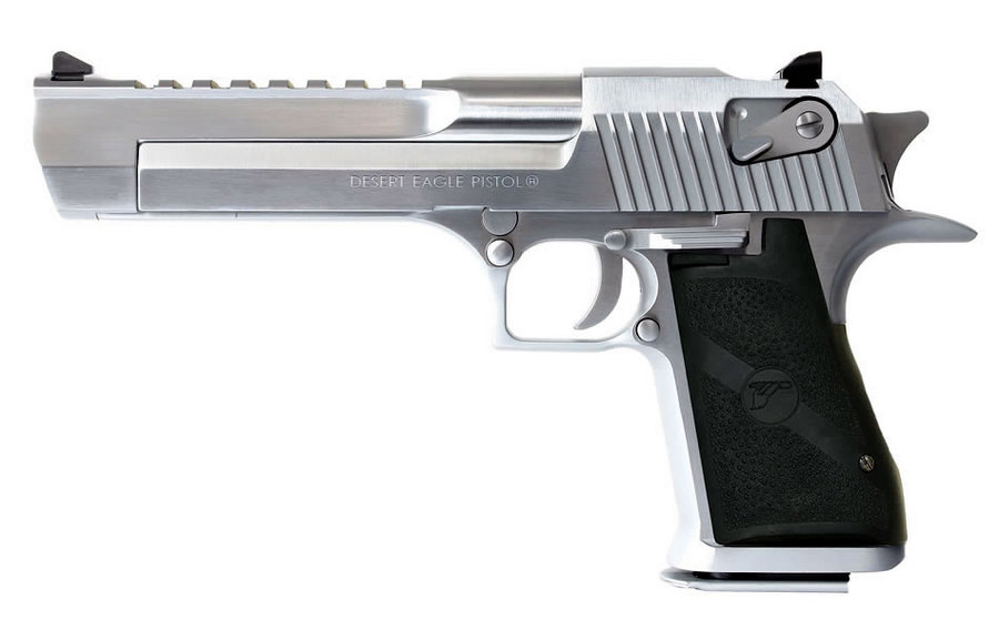 Magnum Research Desert Eagle 44 Magnum Pistol with Brushed Chrome Finish