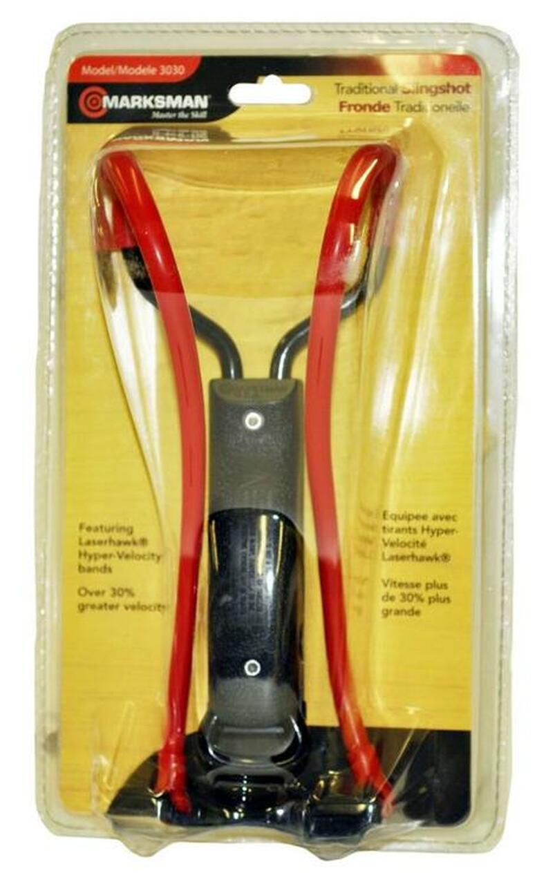 Marksman Laserhawk Talon Grip Slingshot Black/Red