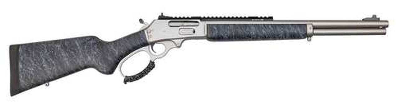Marlin 1895 SBL Modern Lever Hunter .45-70 Govt, 18" Barrel, Happy Trigger, Gunmetal Gray, Black Stock Gunmetal Gray Splatter, 6rd