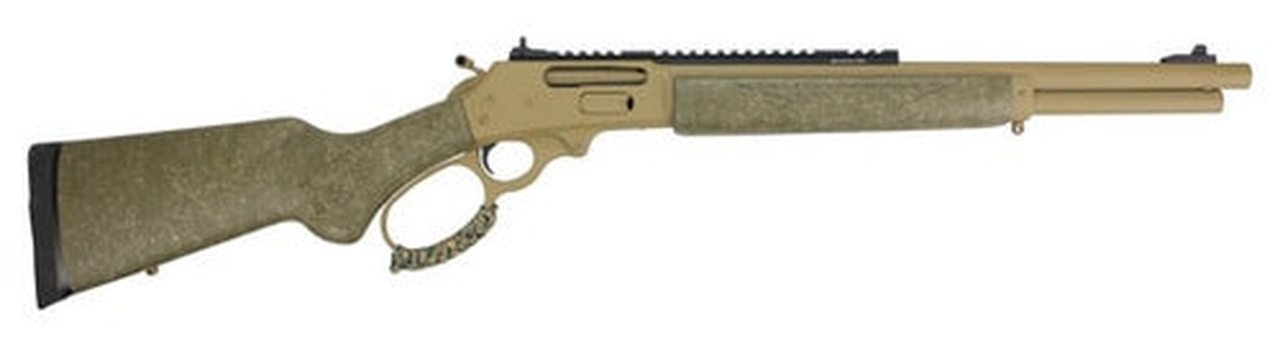 Marlin 1895 SBL Modern Lever Hunter MLH 45-70 18" Threaded Barrel, Cerakote, Flat Dark Earth, Green Stock, XS Ghost Ring Sight