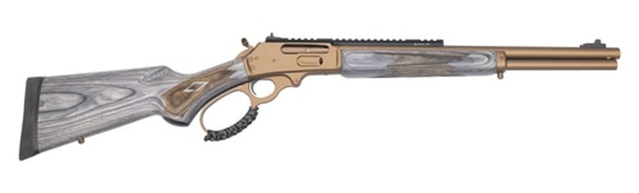 Marlin 1895 SBL Modern Lever Hunter MLH Custom Shop, .45-70, 18" Barrel, Bronze Cerakote, Happy Trigger, Action Job