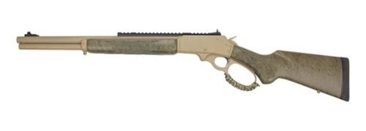 Marlin 1895 SBL Modern Lever Hunter MLH Custom Shop 45-70, 18" Barrel, Cerakote Tan, XS Ghost Ring, Happy Trigger Marlin