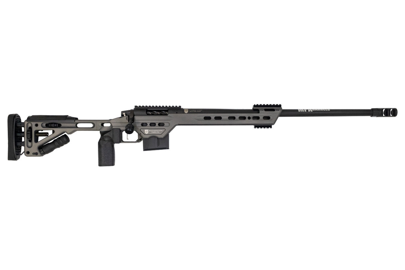 Masterpiece Arms 6mmBA 6mm Creedmoor Bolt-Action Precision Rifle with Tungsten Cerakote Finish