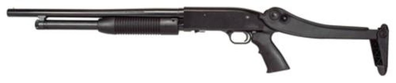 Maverick 88 Pump Security/Special Purpose 12 ga 18.5" Barrel, 3", Synthetic Stock Black, 5rd Maverick Shotguns