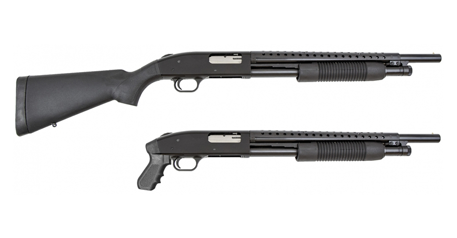 Mossberg 500 12 Gauge Shotgun with Heatshield Pistol Grip Kit