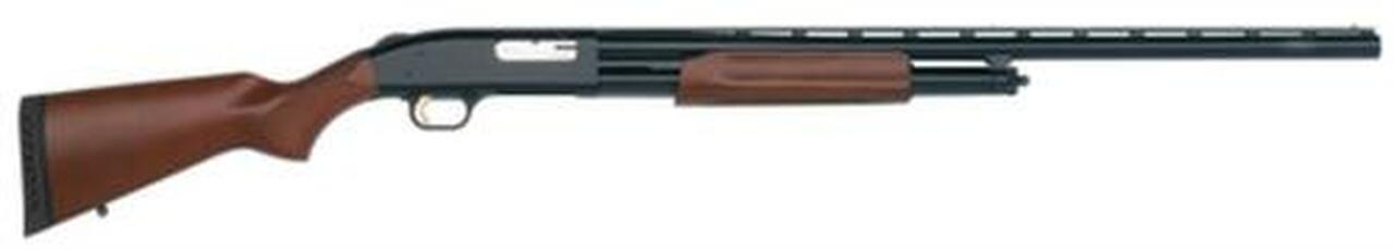 Mossberg 500 Pump 12 ga 28" 3" Wood Stock Blued Mossberg