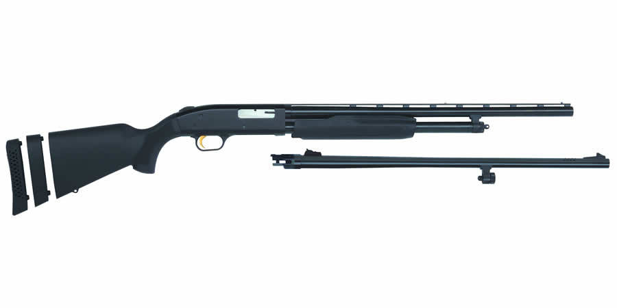 Mossberg 500 Super Bantam 20GA Pump-Action Shotgun Combo with Black Finish