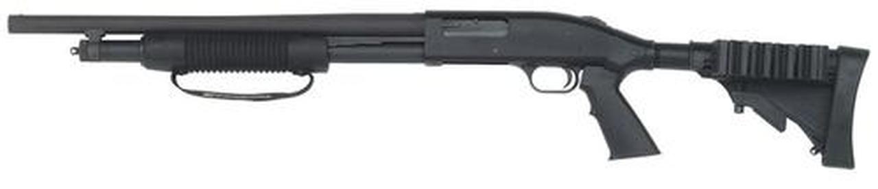 Mossberg 500 Tactical 12 Ga, 18.5", 6rd, LEFT HANDED, Adjustable Stock
