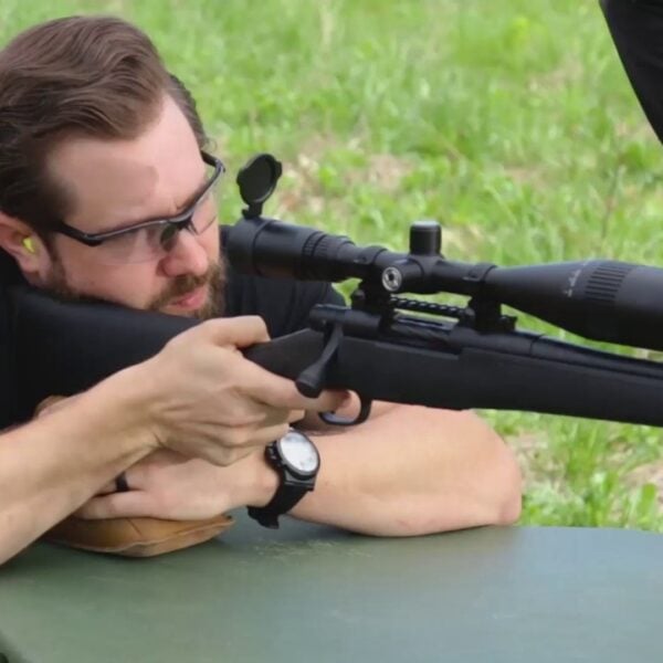 Mossberg Patriot Predator 450 Bushmaster Bolt-Action Rifle with 20 inch Brown Cerakote Barrel