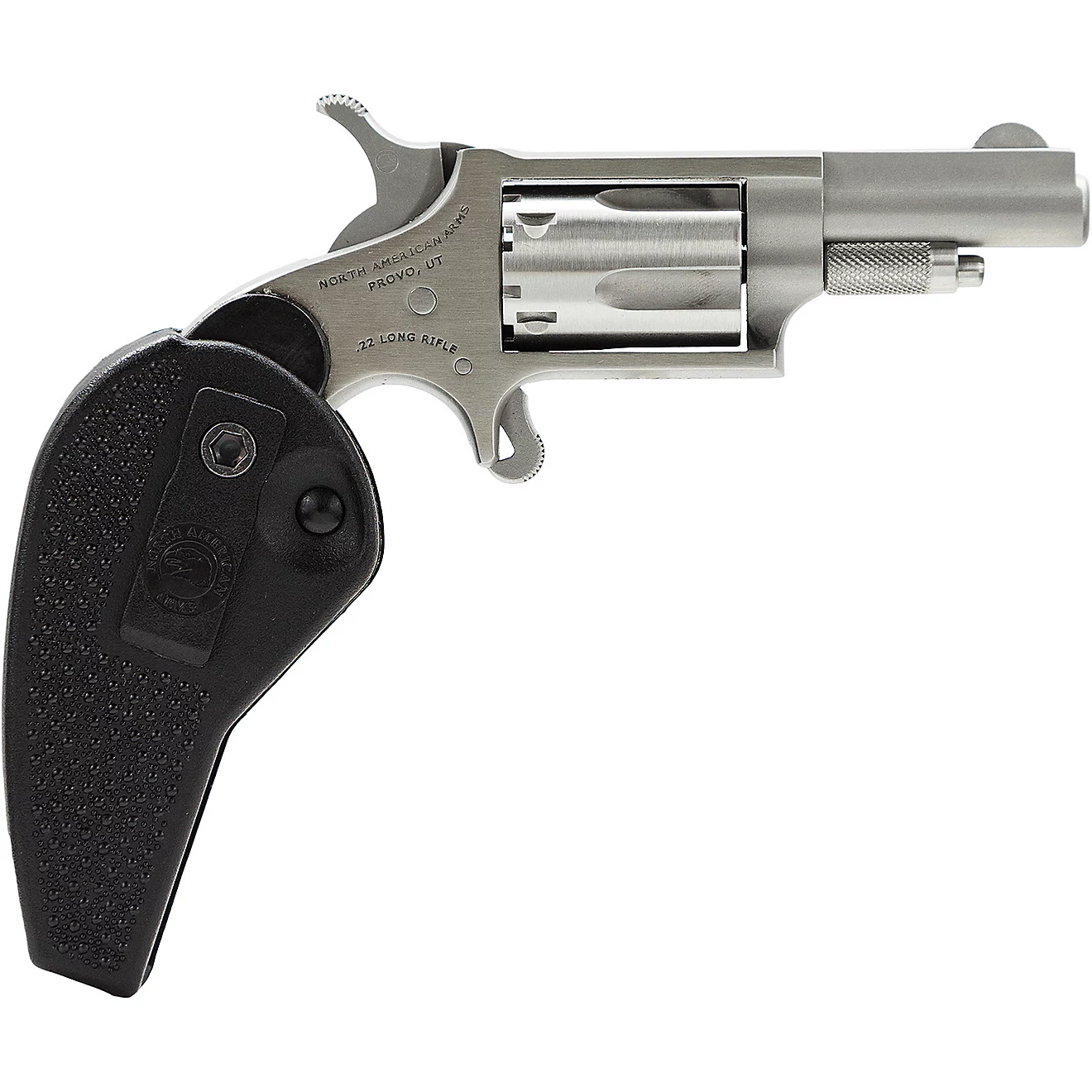 NAA HGBLR 22 Holster Grip 22LR 1.12" 5rd Black Holster Grip SS North American Arms