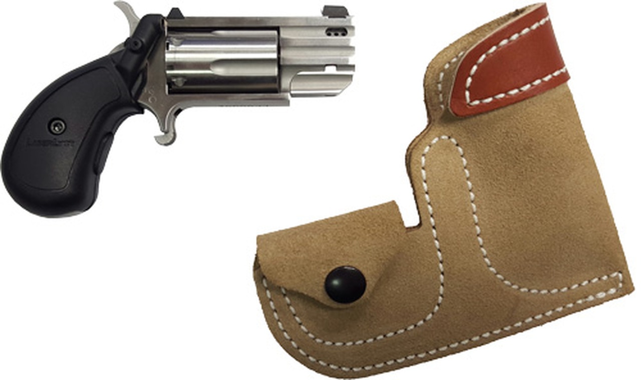 NAA PUG 22LR/22MAG Convertible Two Cylinder 1" Barrel, Night Sight North American Arms