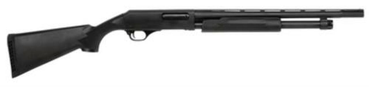 New England Firearms Pardner Pump Compact 20 Ga 21 Inch Vent Rib Barrel Blue Finish 3 Inch Chamber Black Synthetic Stock 5 Round Harrington & Richardson