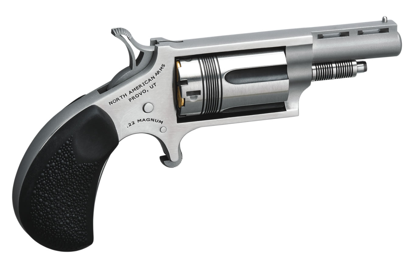 North American Arms NAA Wasp .22 Mag Revolver, 1.625" Vented Barrel, Includes 22LR Conversion Cylinder North American Arms