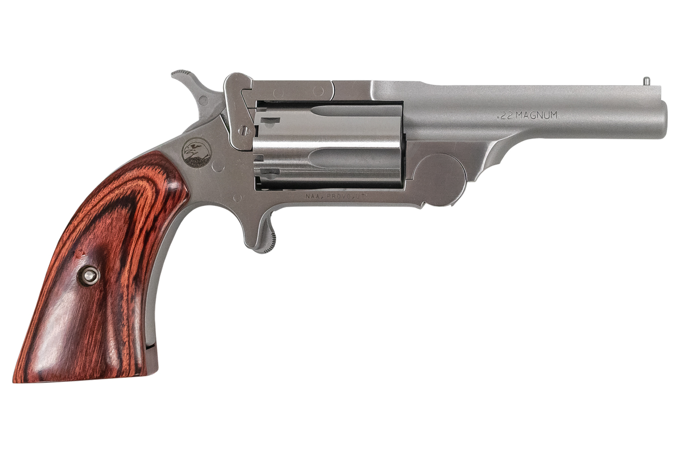 North American Arms Ranger II Break Top 22 WMR Mini Revolver with 2.5 inch Stainless Steel Barrel