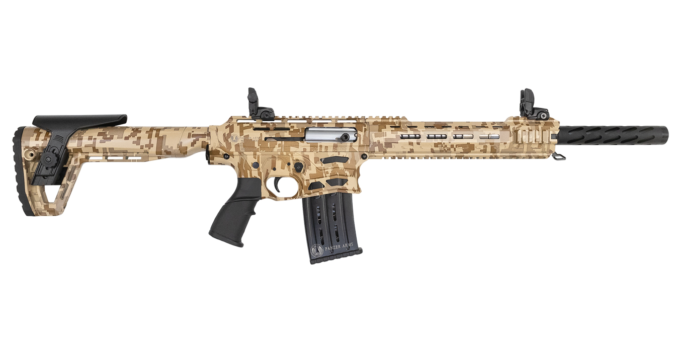 Panzer Arms AR Twelve Pro 12 Gauge Semi-Automatic Shotgun with Digital Camo Finish