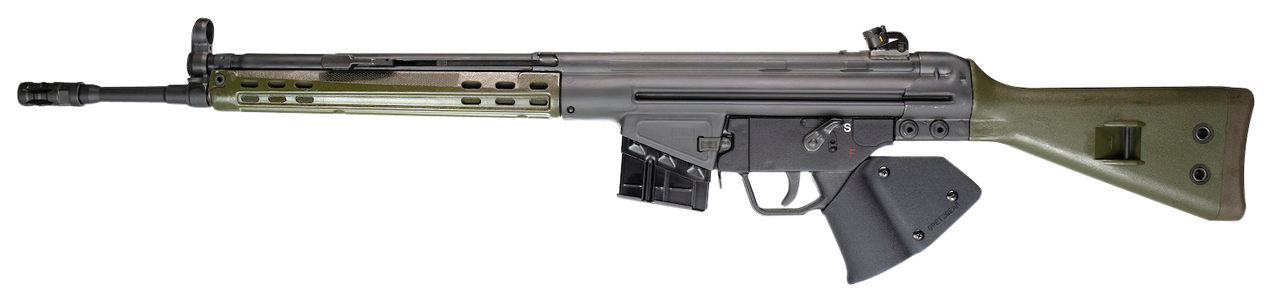 PTR G.I. .308/7.62mm NATO 18" G3 Barrel Olive Drab Green 10rd Fixed Magazine - CA Compliant