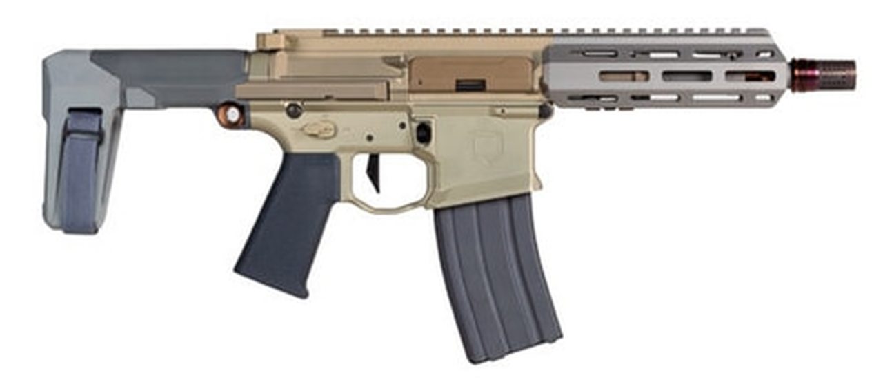 Q LLC Honey Badger AR-15 Pistol 300 Blackout 7" Barrel Flat Dark Earth