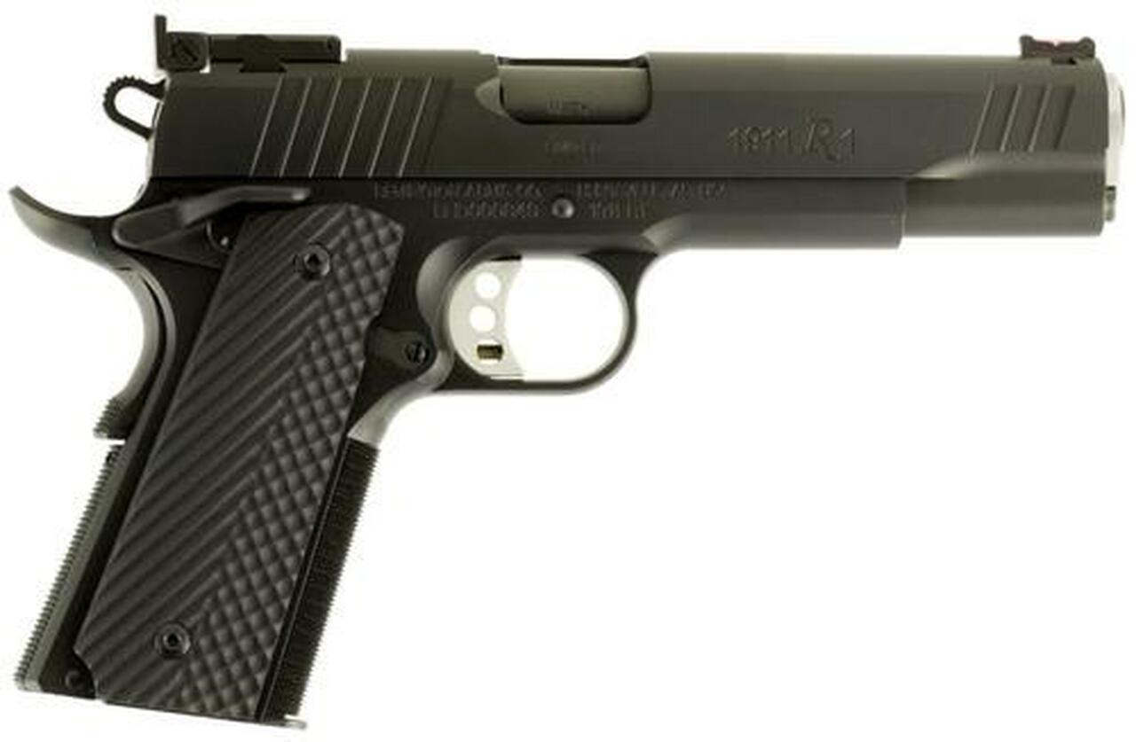 Remington 1911 R1 Govt Single 9mm 5" Barrel, Black G10 Grip Black S, 9 rd