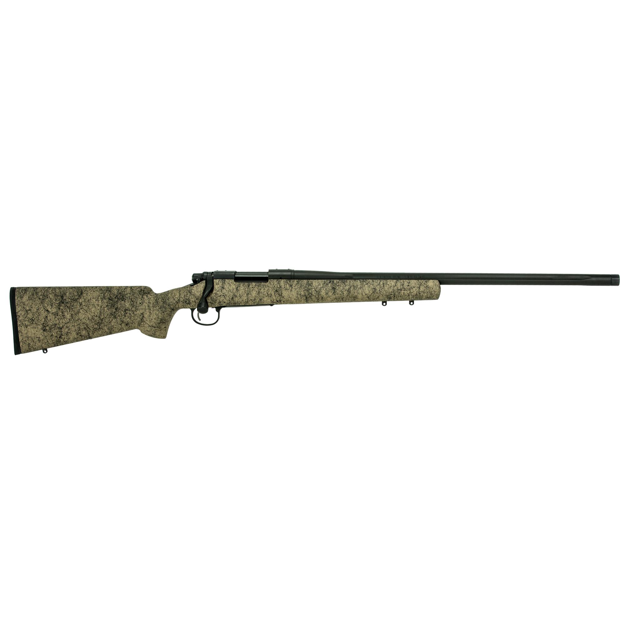 Remington, 700 5-R, Bolt Action Rifle, 300 Win, 24" Stainless Threaded Barrel, Black With Green Webbing HS Precision Stock, 3 Rounds, X-Mark Pro Trigger, Right Hand Remington