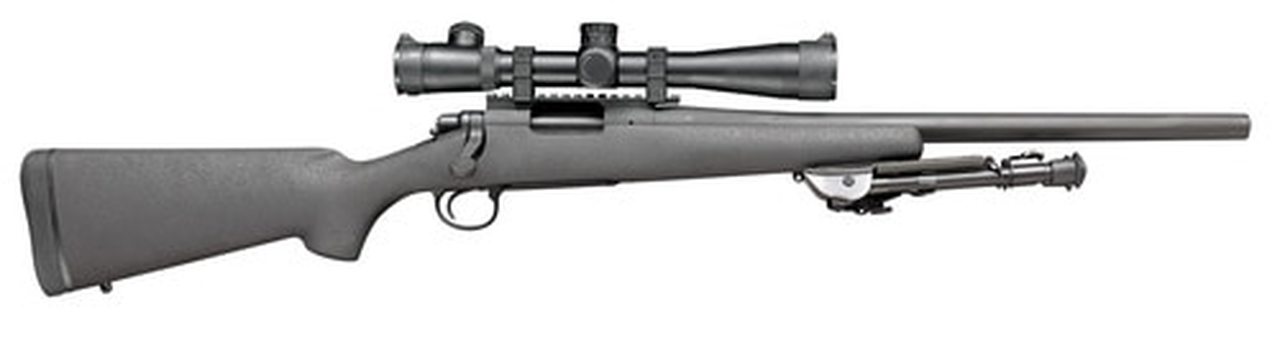 Remington 700P LTR 308 Win, 20" 5-R Barrel, H-S Precision Stock, Black, 4rd