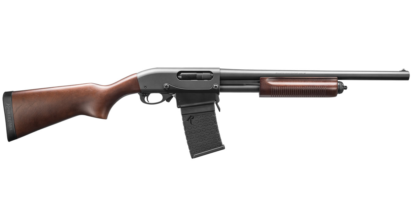 Remington 870 DM 12 Gauge Pump-Shotgun with Hardwood Stock and Detachable Magazine