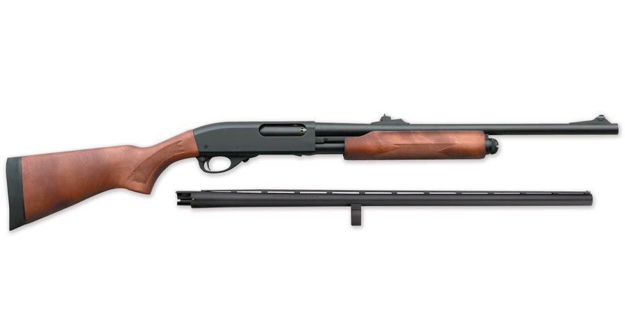 Remington 870 Express 20 Gauge Combo Shotgun with Vent Rib and Rifled Deer Barrel