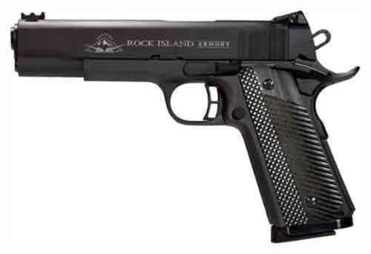 Rock Island Armory M1911-A1 FS Tactical II 10mm 5" Barrel VZ Grips Parkerized, 8rd Mag Rock Island-Armscor