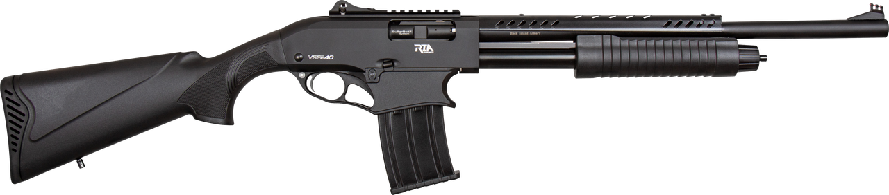 Rock Island VRPA40 12 Ga, 20" Barrel, 3", FO Front/Adj. Rear, Black, 5rd Rock Island-Armscor