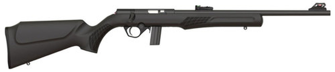Rossi, RB22M, Bolt Action Rifle, 22WMR, 21" Barrel, Black Finish, Synthetic Stock, 5Rd Rossi