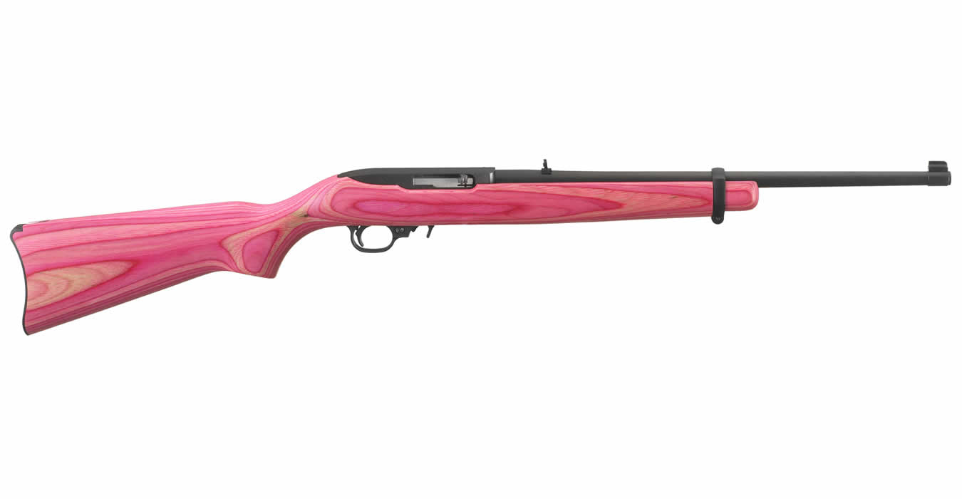 Ruger 10/22 22 LR Autoloading Rifle with Pink Laminate Stock