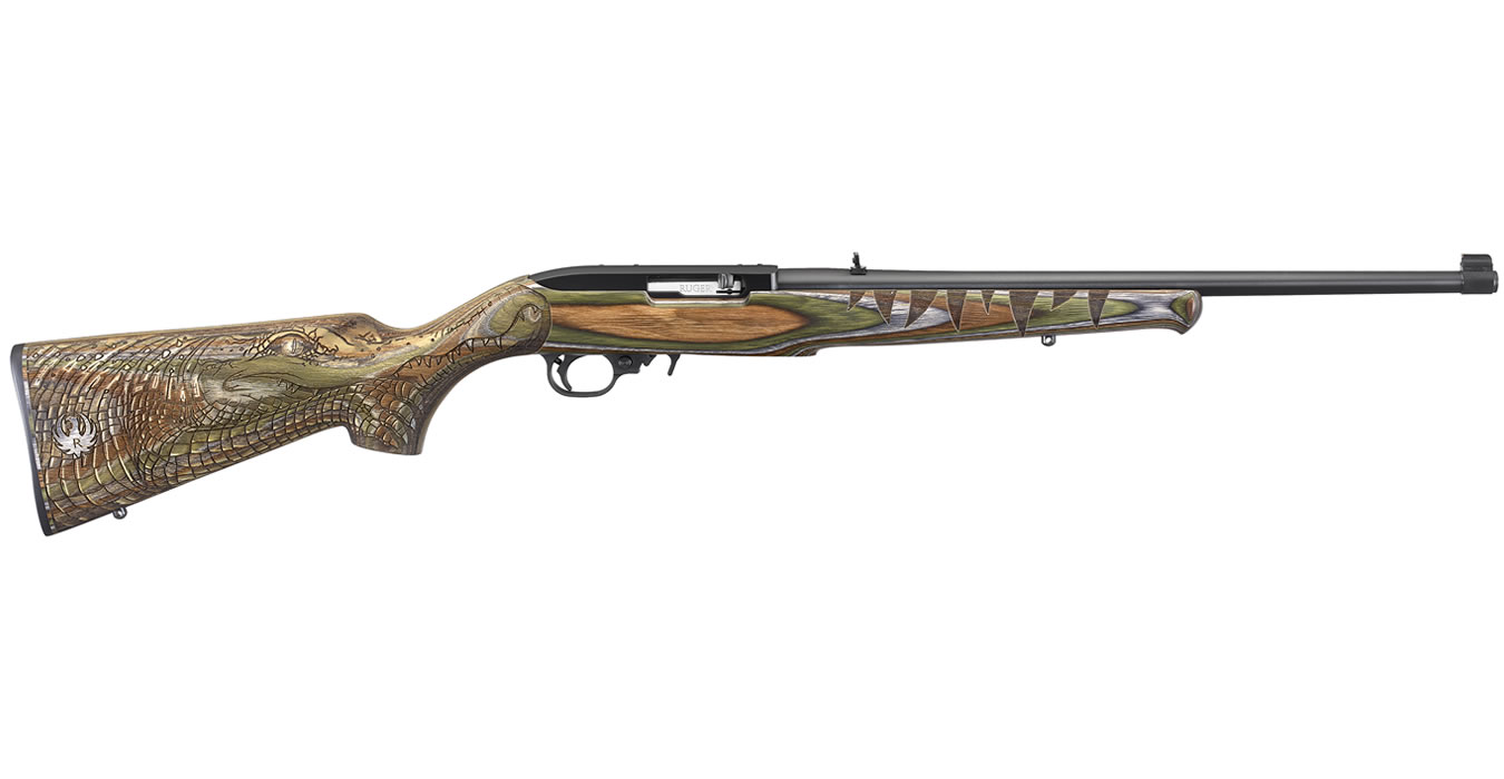Ruger 10/22 22LR Green Gator Limited-Edition Rifle (Talo Exclusive)