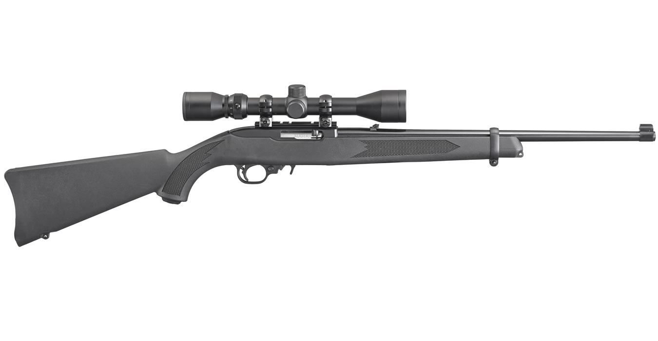 Ruger 10/22 22LR Rimfire Carbine with Weaver 3-9x40mm Riflescope