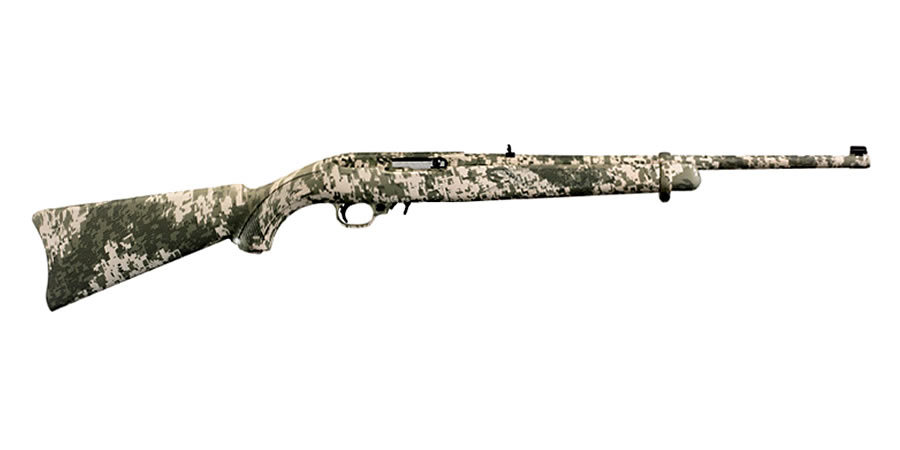 Ruger 10/22 Exclusive 22 LR Autoloading Rifle with Green Digital Camo Stock