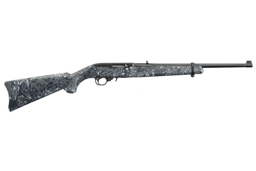 Ruger 10/22 Exclusive 22 LR Autoloading Rifle with Navy Blue Digital Camo Stock