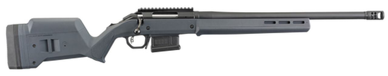 Ruger American Magpul Hunter 308 Winchester 20" Barrel, Magpul Short Action Fully Adjustable Stock Matte Black, 5rd Ruger