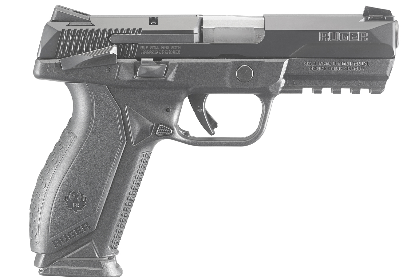 Ruger American Pistol 45 ACP, 4.5" Barrel Manual Safety 10 Rd Mag Ruger