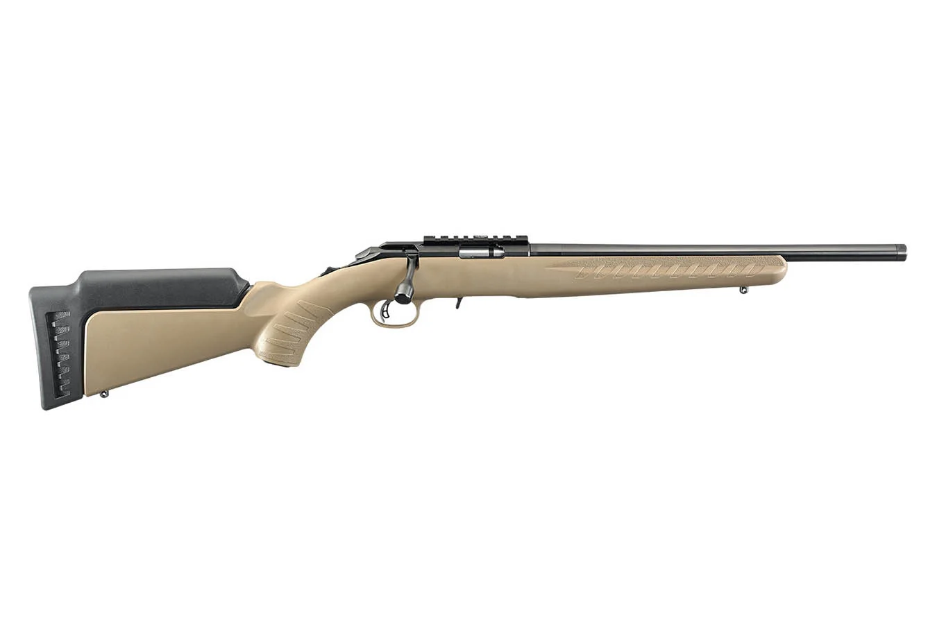 Ruger American Rimfire 17HMR Bolt-Action Rifle with Carved American Farmer Stock